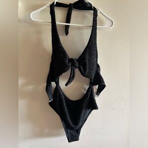 Black bathing suit